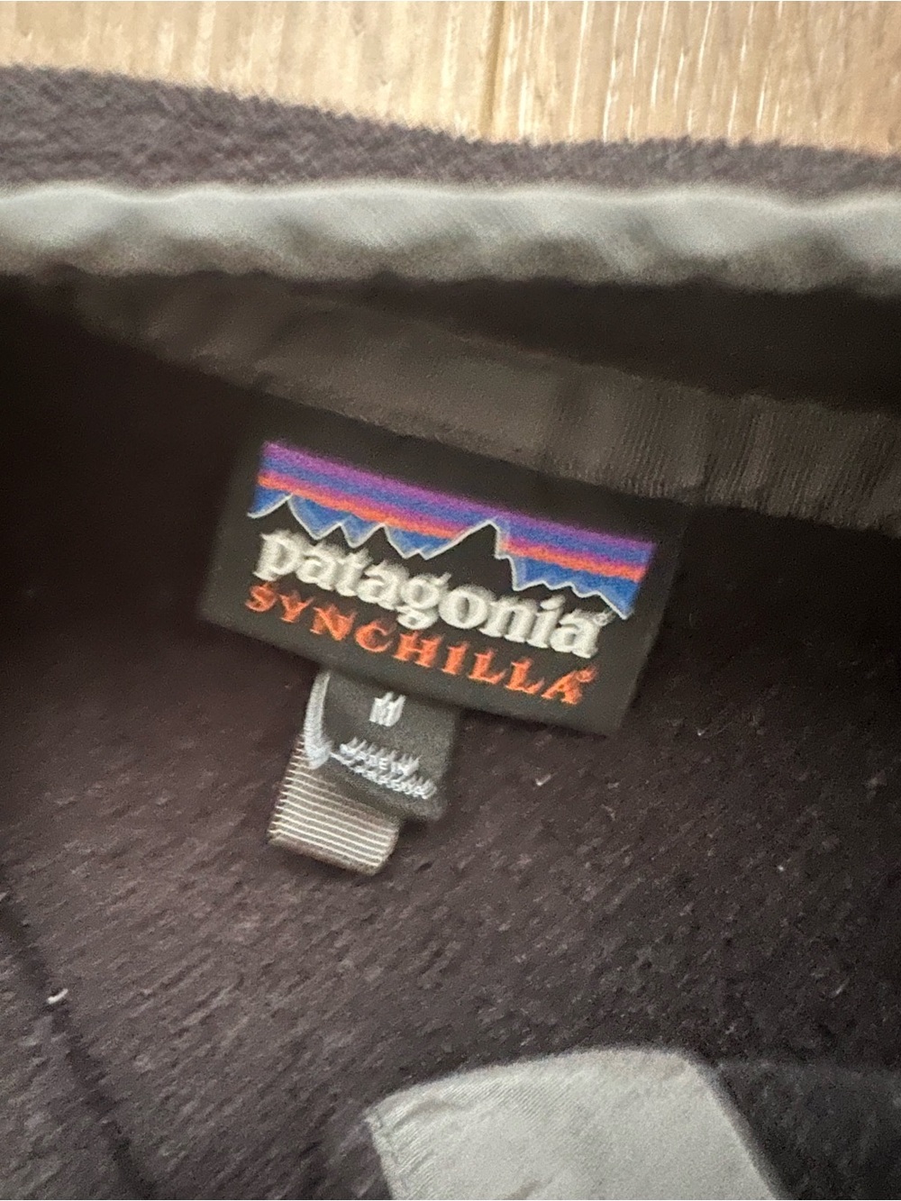 PATAGONIA Black Snap T Pullover Synchilla Fleece - Picture 4 of 6